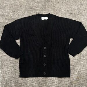 Collusion Fisherman Oversized Knitted Cardigan 2XS